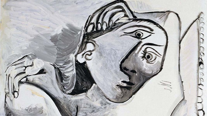 Picasso's Woman with a pillow, 1969