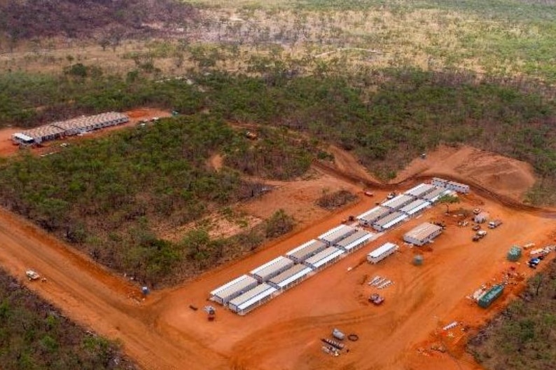 A mining camp build for the proposed Thunderbird mine.