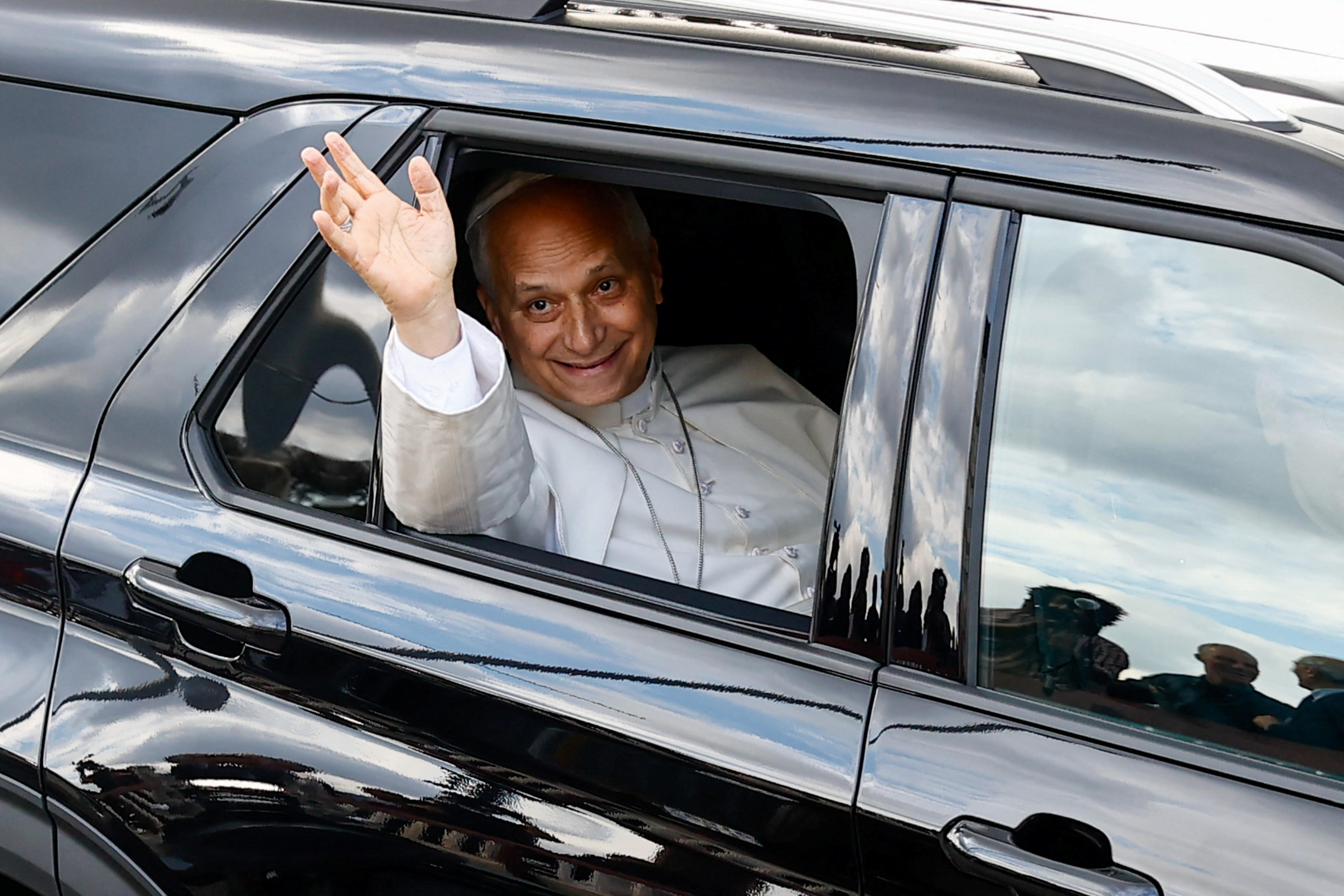 Pope Leo leaves hospital for Vatican four days after lung cancer surgery