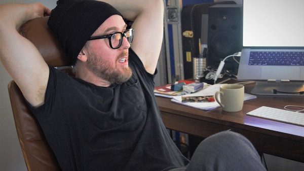 Tim Minchin in home studio 4 GREG HASSALL - Edited