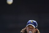 Andrew Symonds bowls at training