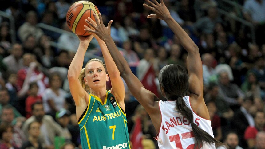Penny Taylor leads the Opals to bronze