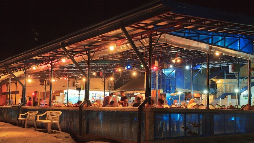 Restaurant at the Blue Rock Beach Resort