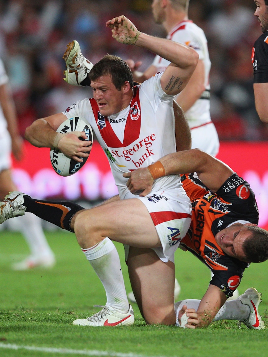 New role ... Brett Morris could soon fill the full-back position on a permanent basis