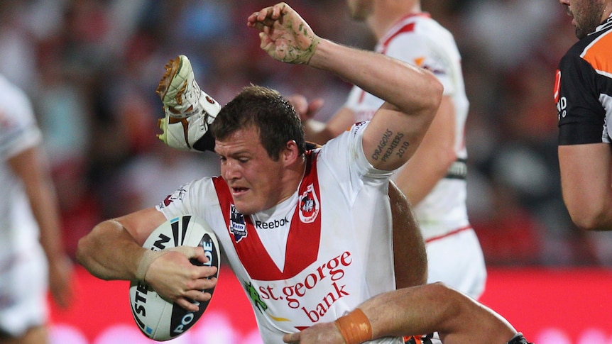New role ... Brett Morris could soon fill the full-back position on a permanent basis