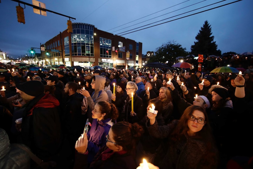 Vigil held for victims of Pittsburgh synagogue shooting