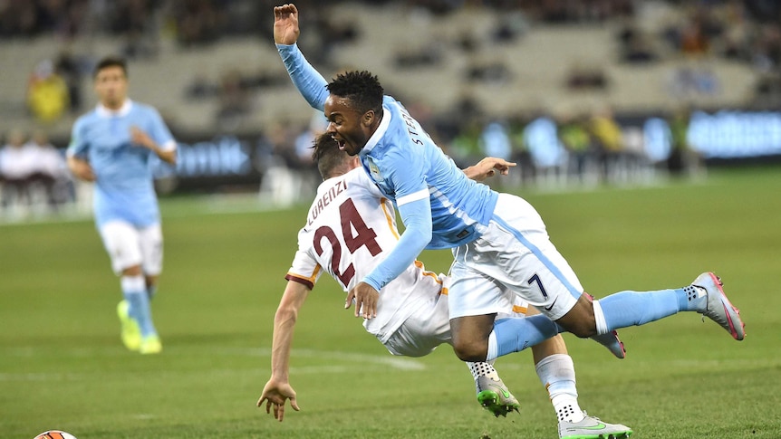 Raheem Sterling makes debut for Manchester City