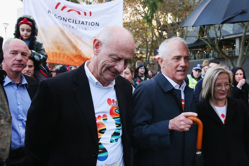 Tim Costello and Malcolm Turnbull