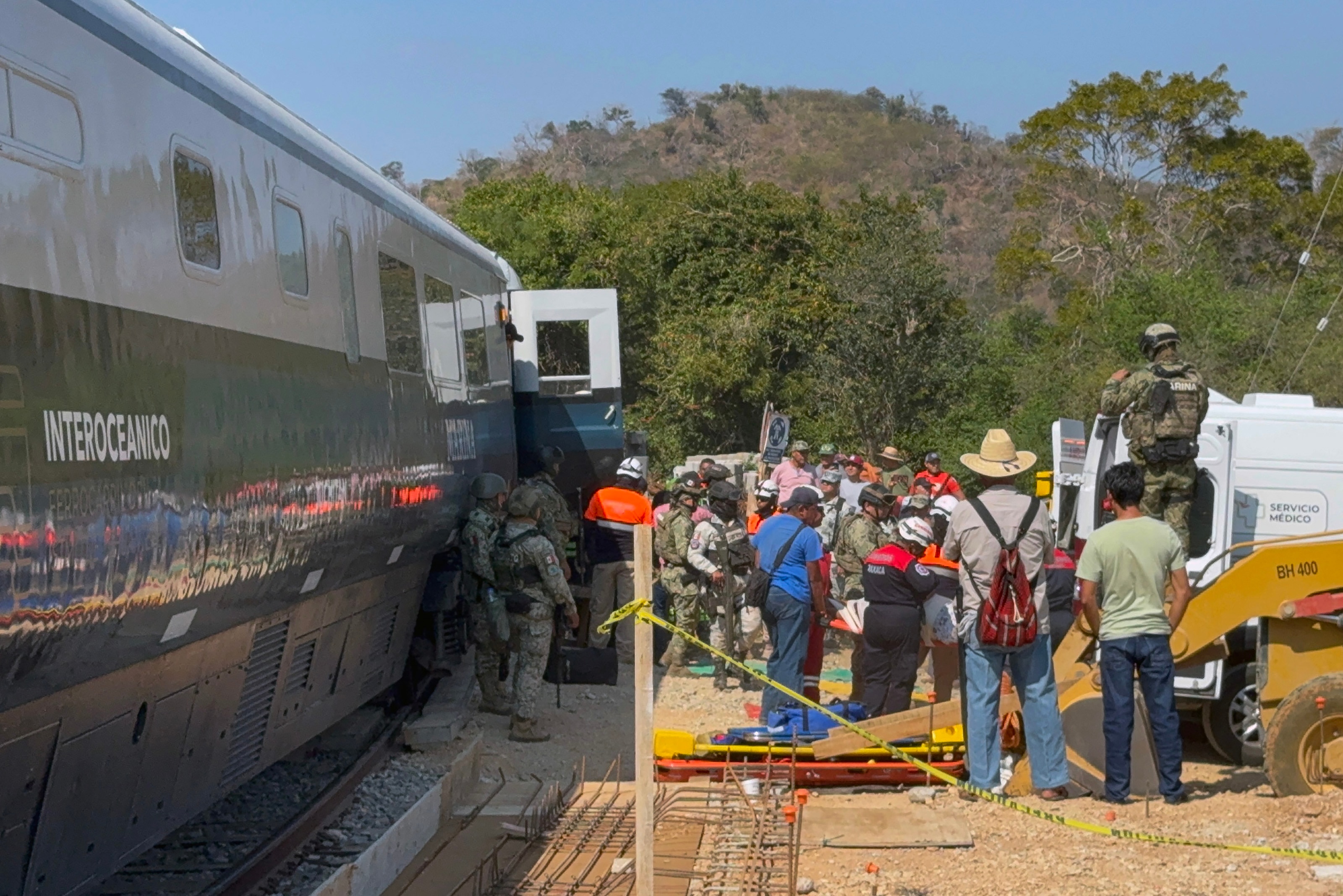 Breaking: At least 13 dead after train derails in Mexico, authorities say