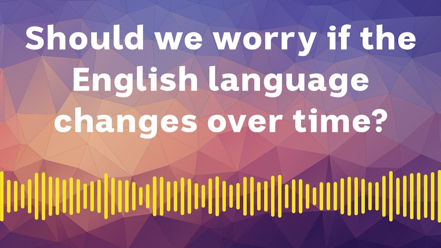 Should we worry if the English language changes over time still