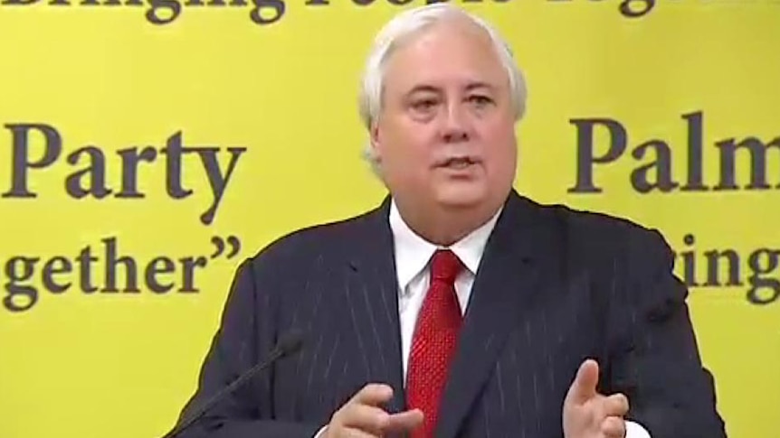 Clive Palmer in Perth ahead of WA Senate election