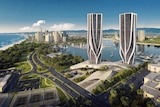 Artist depiction of Sunland Group's proposed Mariners Cove development on the Spit, Gold Coast
