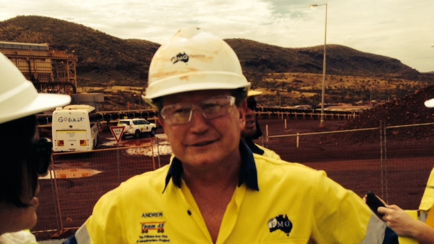 Andrew Forrest opening Fortescue's Kings Mine last year