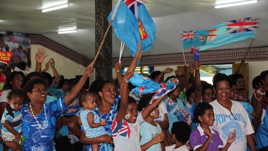 Fiji fans go wild as country wins first gold for rugby 7s