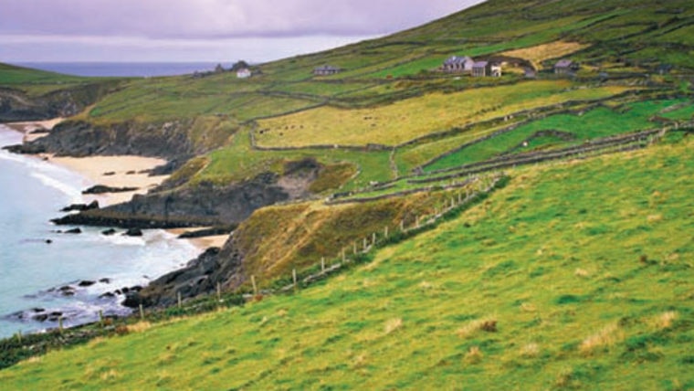 Nice shot of the Irish coastline