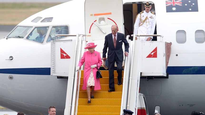 Queen Elizabeth II and The Duke of Edinburgh arrive in Perth