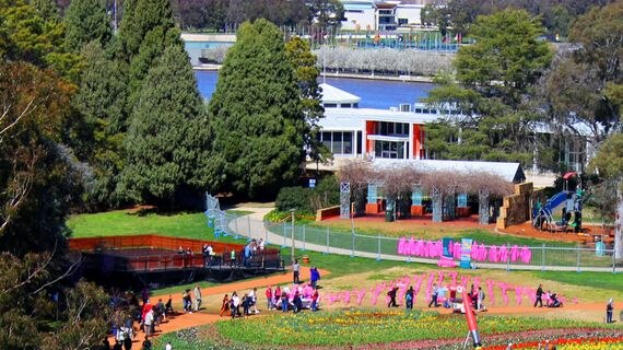Blooming start: Thousands of visitors turned out for the first weekend of Australia's biggest flower festival.