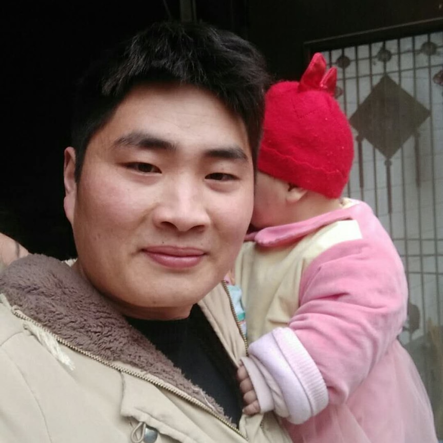 Selfie of Chinese man Wentao Li