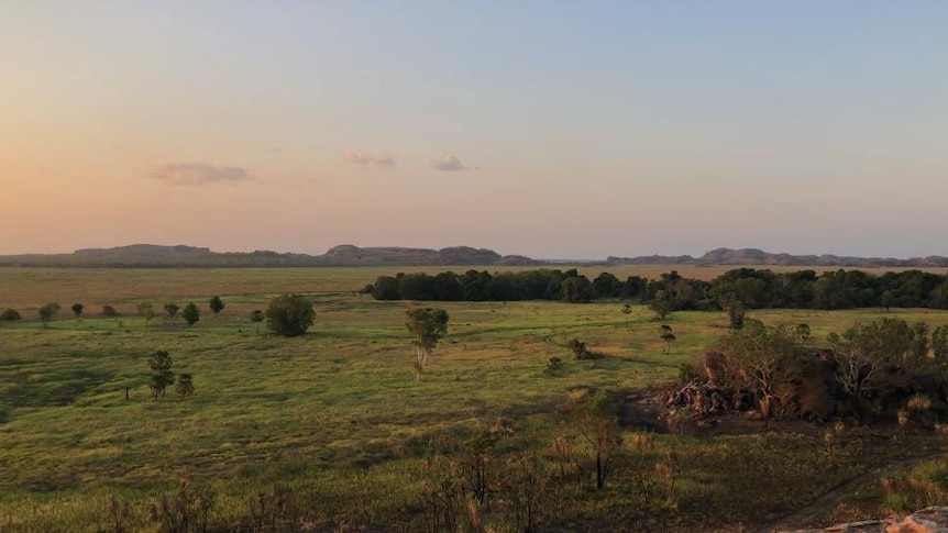 Kakadu landscape at sunset