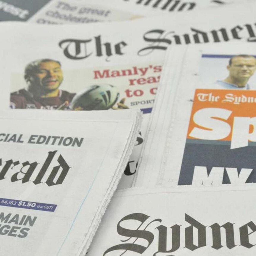 Sydney Morning Herald newspapers