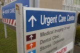 Signage outside a regional medical facility showing the array of services.