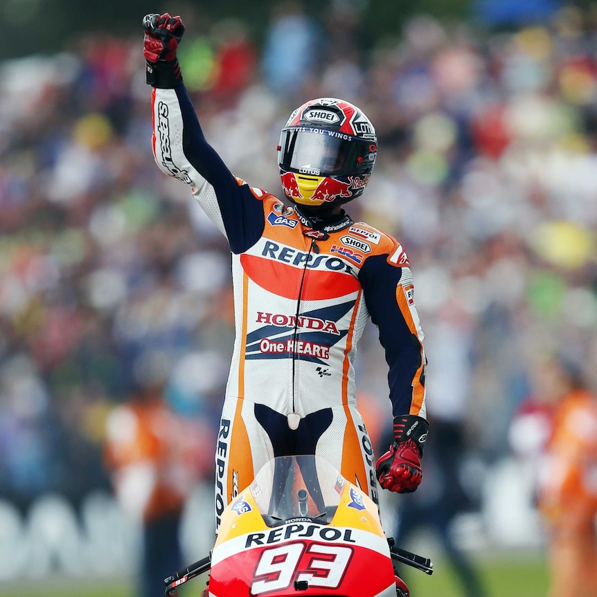 Marc Marquez wins eighth-straight MotoGP