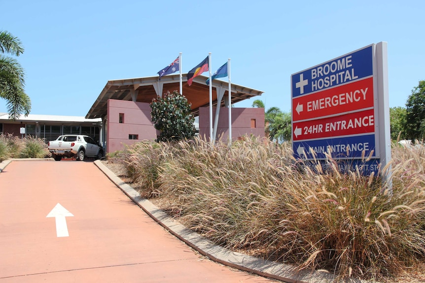 Broome Hospital is located in the Kimberley.