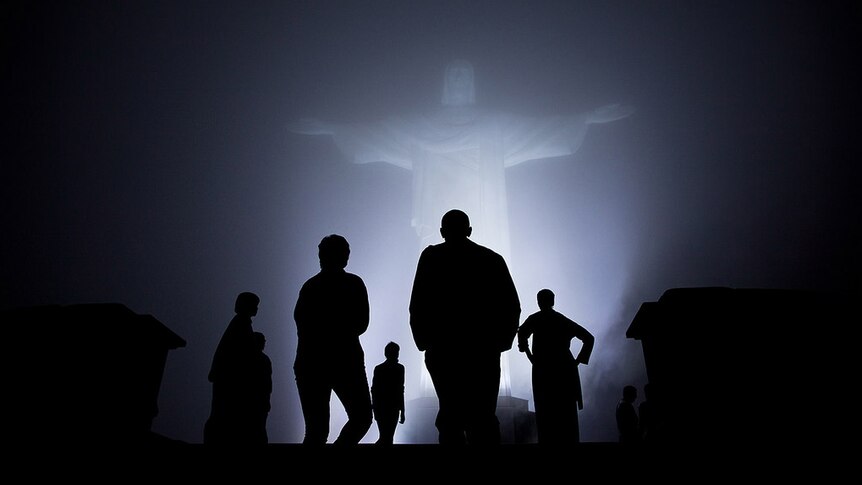 President Barack Obama visits the Christ the Redeemer statue in Rio