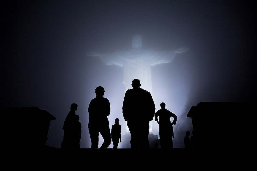 President Barack Obama visits the Christ the Redeemer statue in Rio