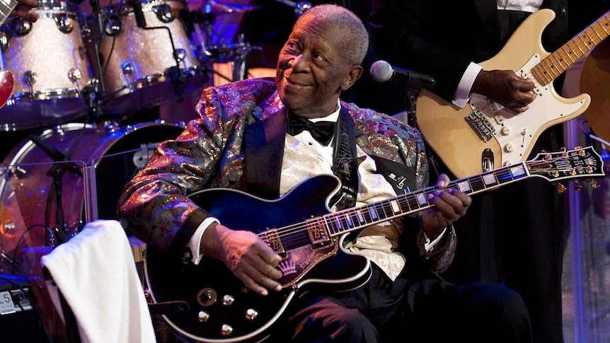 BB King performs in the White House