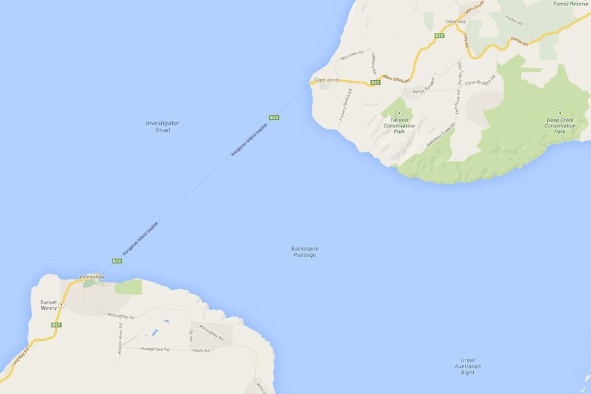 Search area is off Cape Jervis
