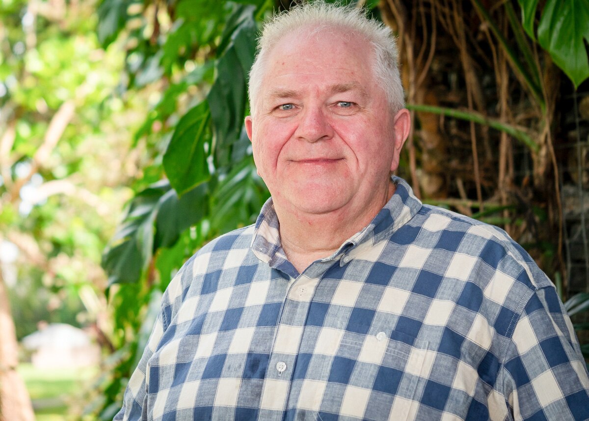 Mark Gregory standing outdoors.