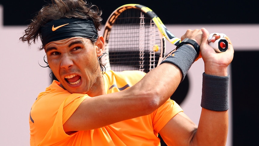 Nadal was in bright form in taking down Tomas Berdych.