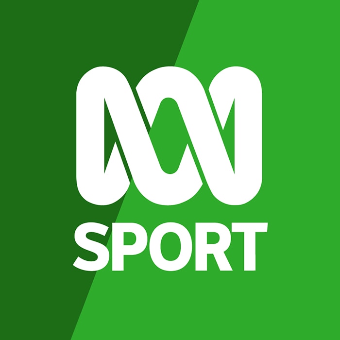 ABC Sport logo on a green background.