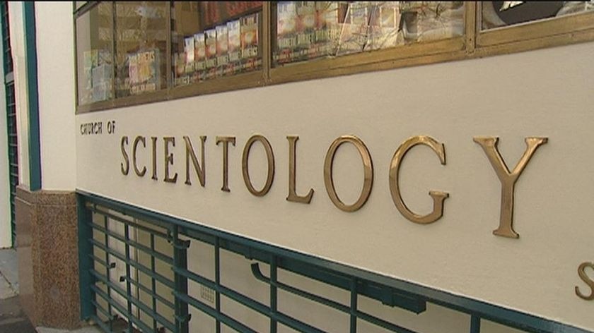 Church of Scientology sign