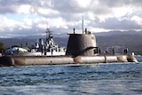 Collins class submarine HMAS Sheean enters Pearl Harbour