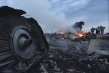 Wreckage of MH17