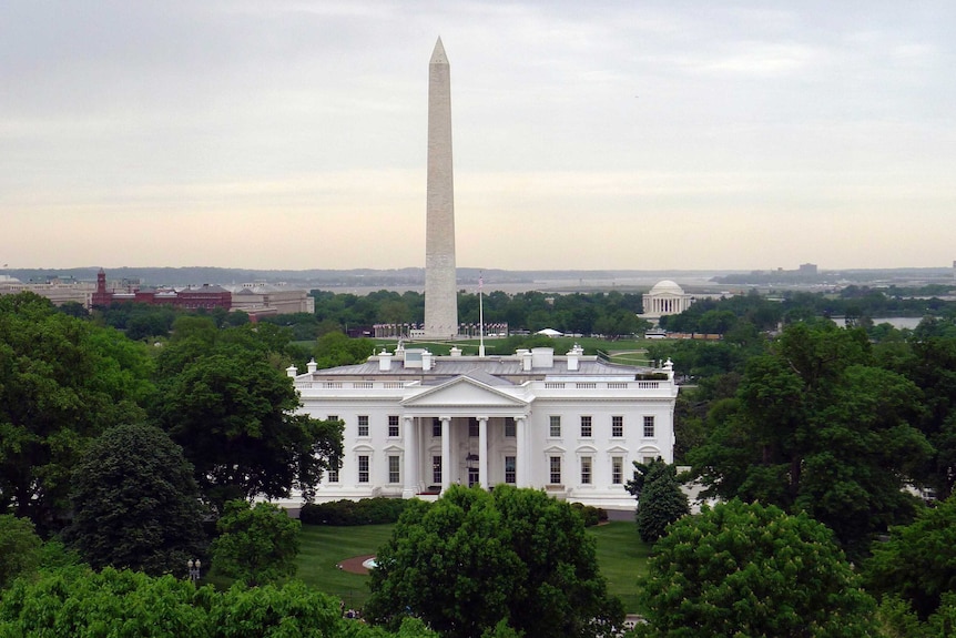 The White House Building in Washington