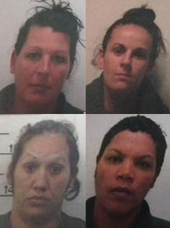 Vanessa Apoleski, Deanne Daley, Jade Nykolyn and Jamie Duckett failed to return from Bolwarra Transitional Centre.