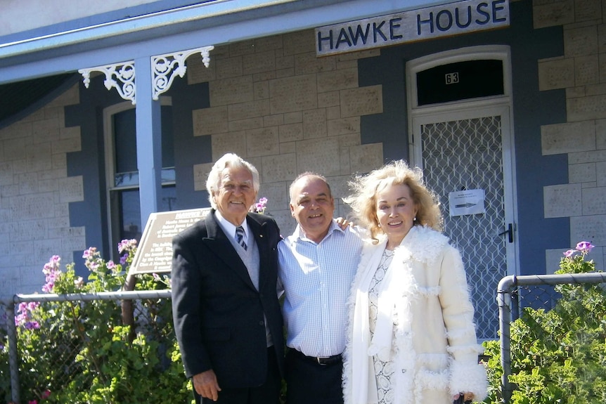 Bob, Blanche and Rocky at Hawke House