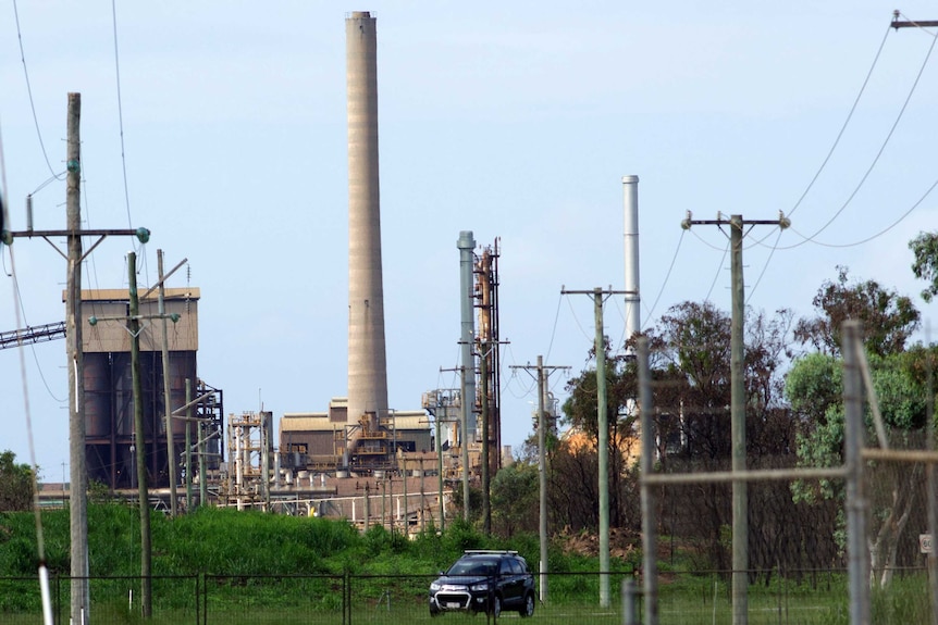 Queensland Nickel refinery at Yabulu near Townsville in north Queensland.