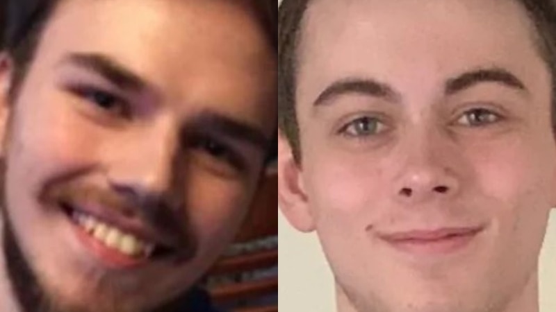 composite of two young men