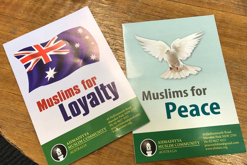 A leaflet prepared by Tasmania's Ahmadiyya Muslim Community.