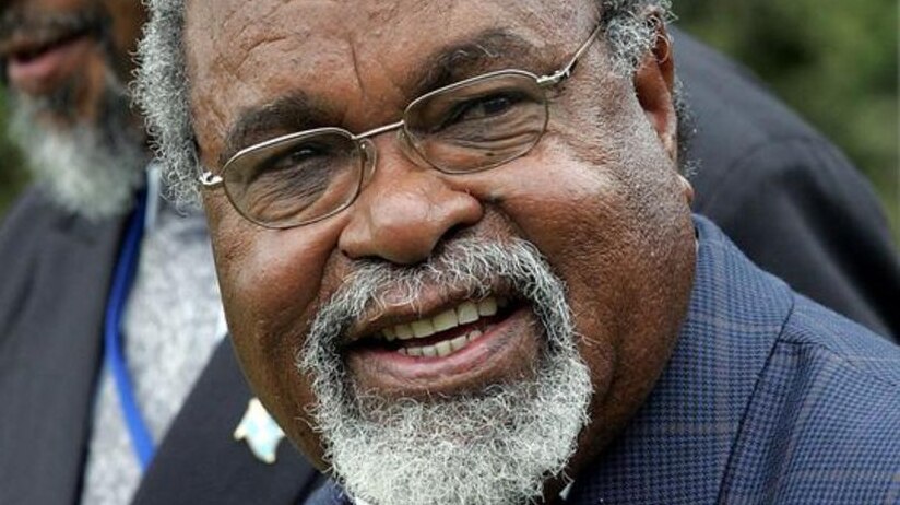 Papua New Guinean Prime Minister Michael Somare.