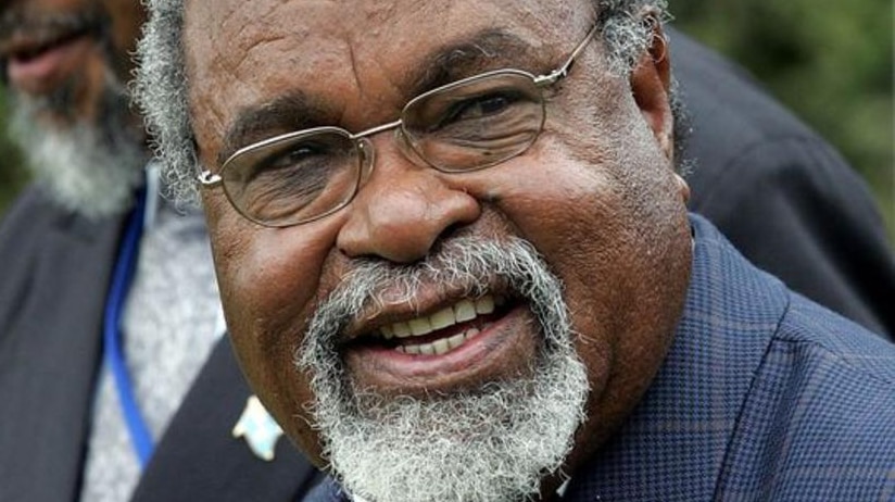 Papua New Guinean Prime Minister Michael Somare