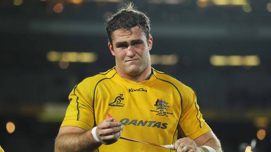 Australian rugby captain James Horwill. (Getty Images: Hannah Johnston)