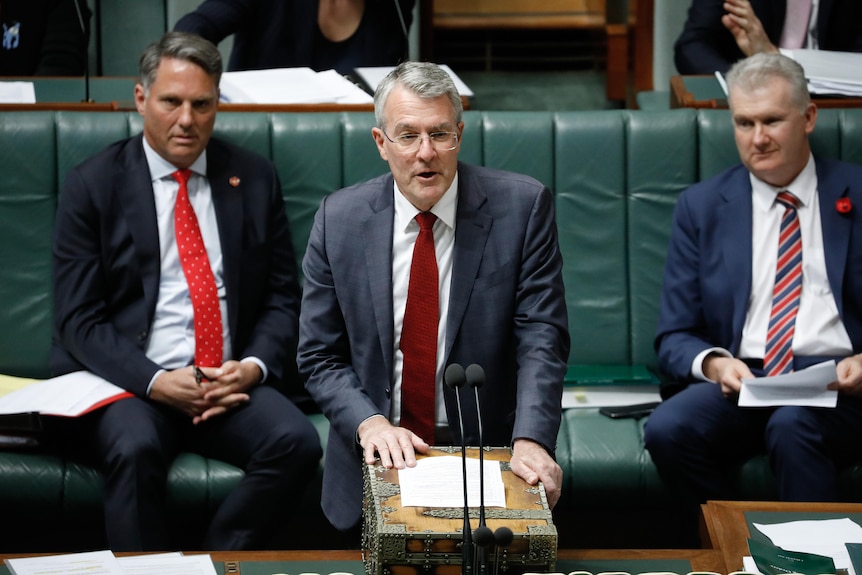 Attorney-General Mark Dreyfus speaking in Question Time