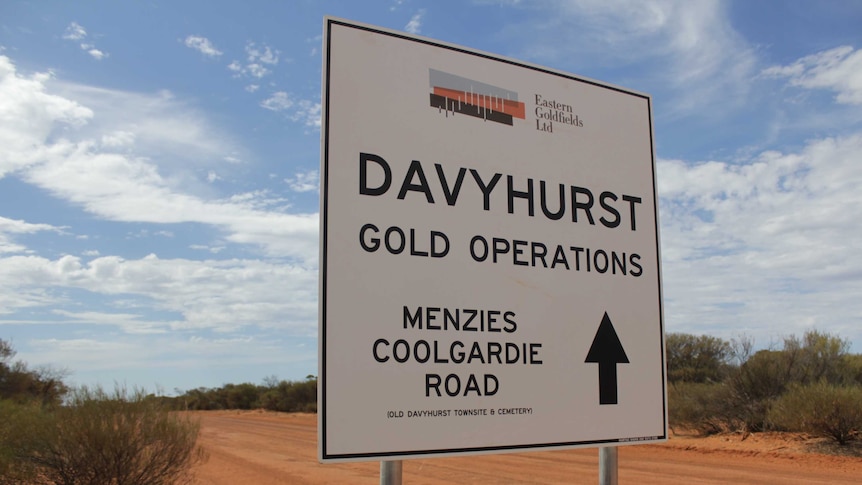 The entrance to the Davyhurst Gold Mine.