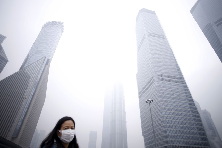 People wearing masks