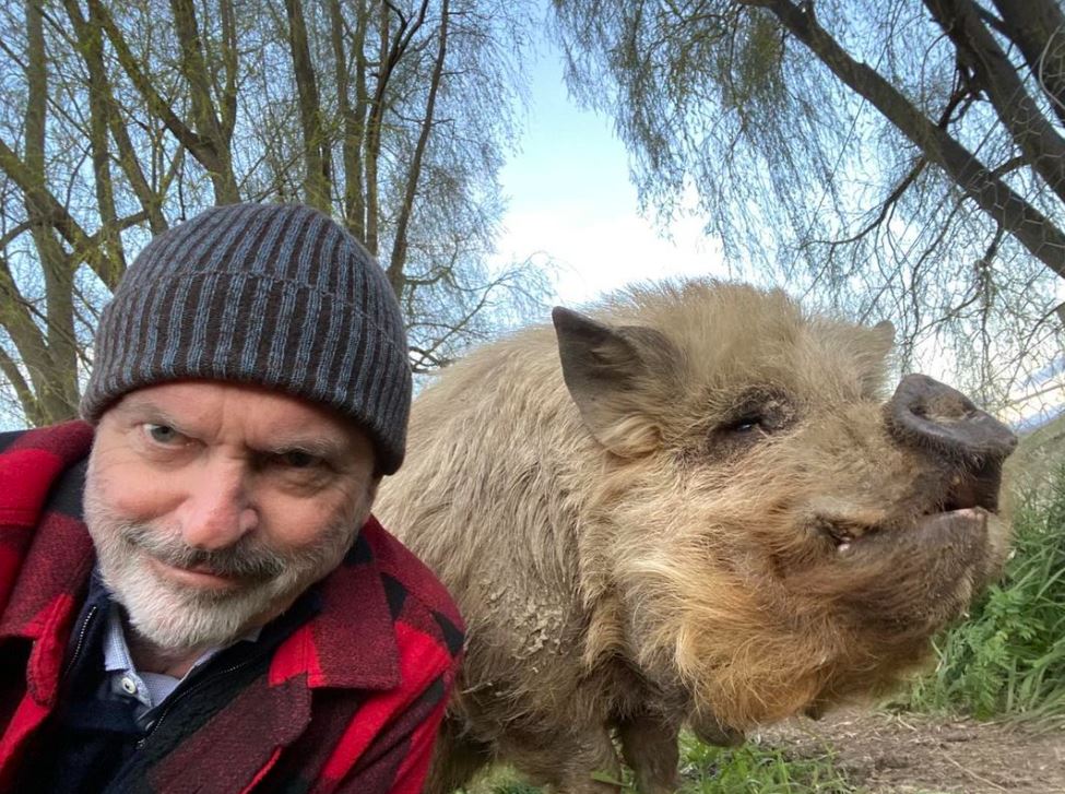 Neill and pig